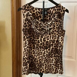 Alfani Leopard Print Tank Top